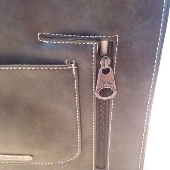 Montana West Black and Gray Shoulder Bag - Picture 4 of 15